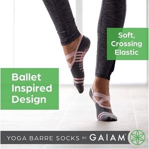 Grippy Yoga socks by Gaiam